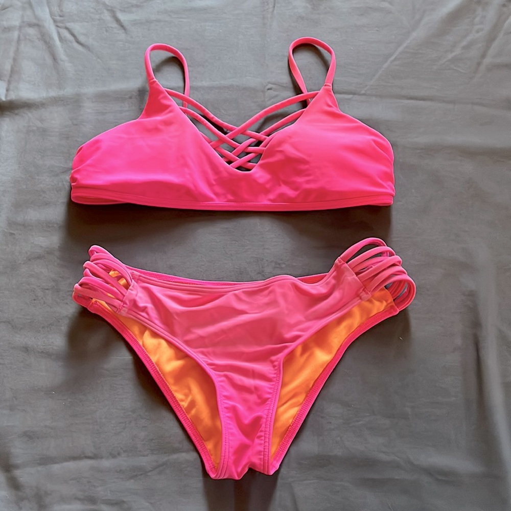 Hot pink Hollister swimsuit